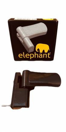 Петля дверна Elephant 16-19mm Коричнева RAL(8019)-7.31$