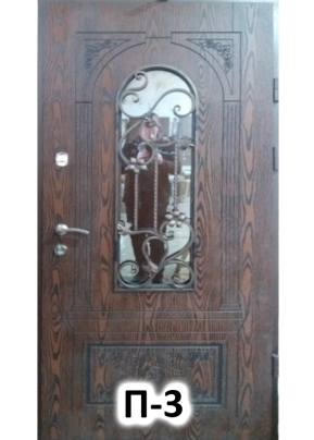 Двері з накладками П-3